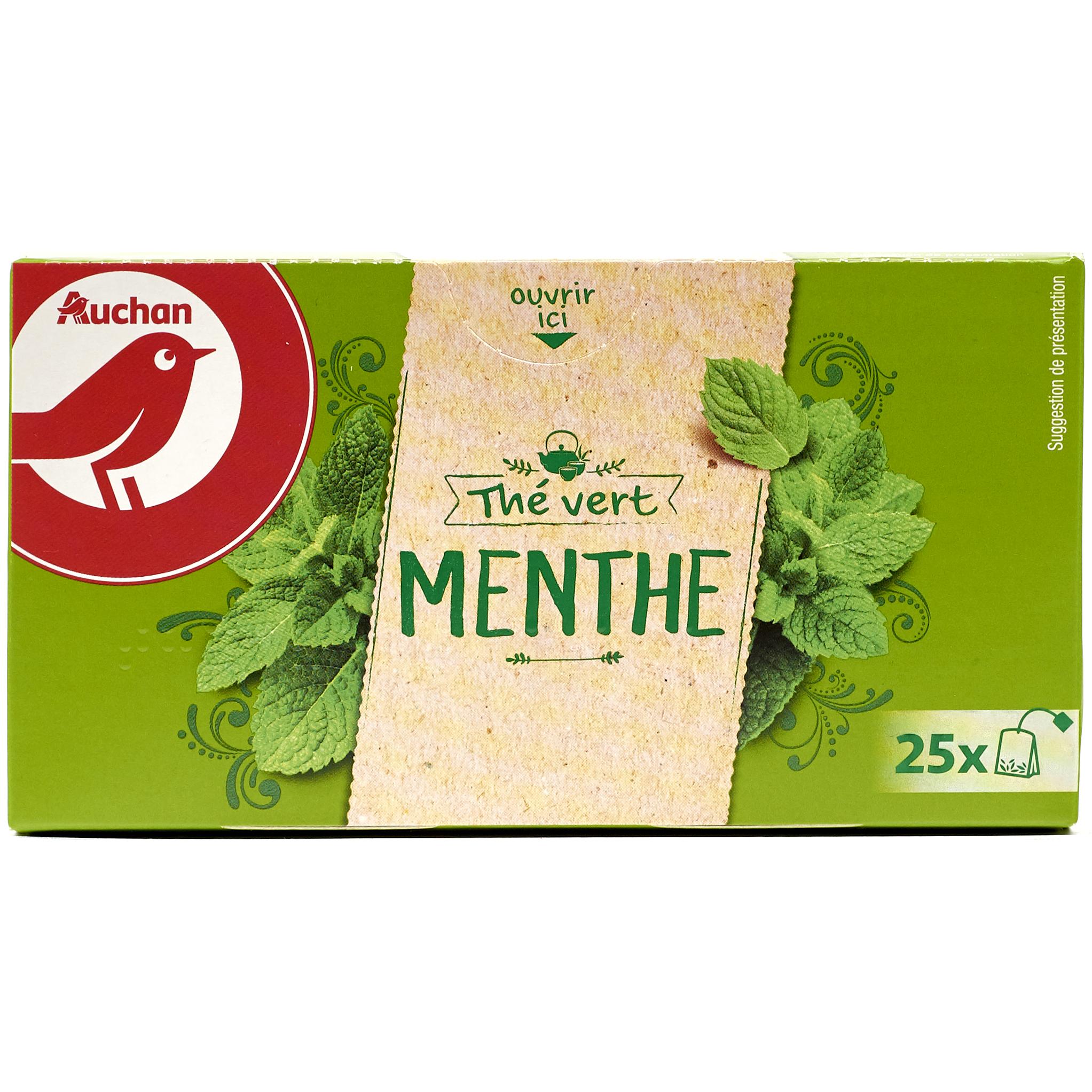 Thé Vert à La Menthe, 30 Sachets De Thé Pyramid - Feuilles De Thé Vert à  Longues