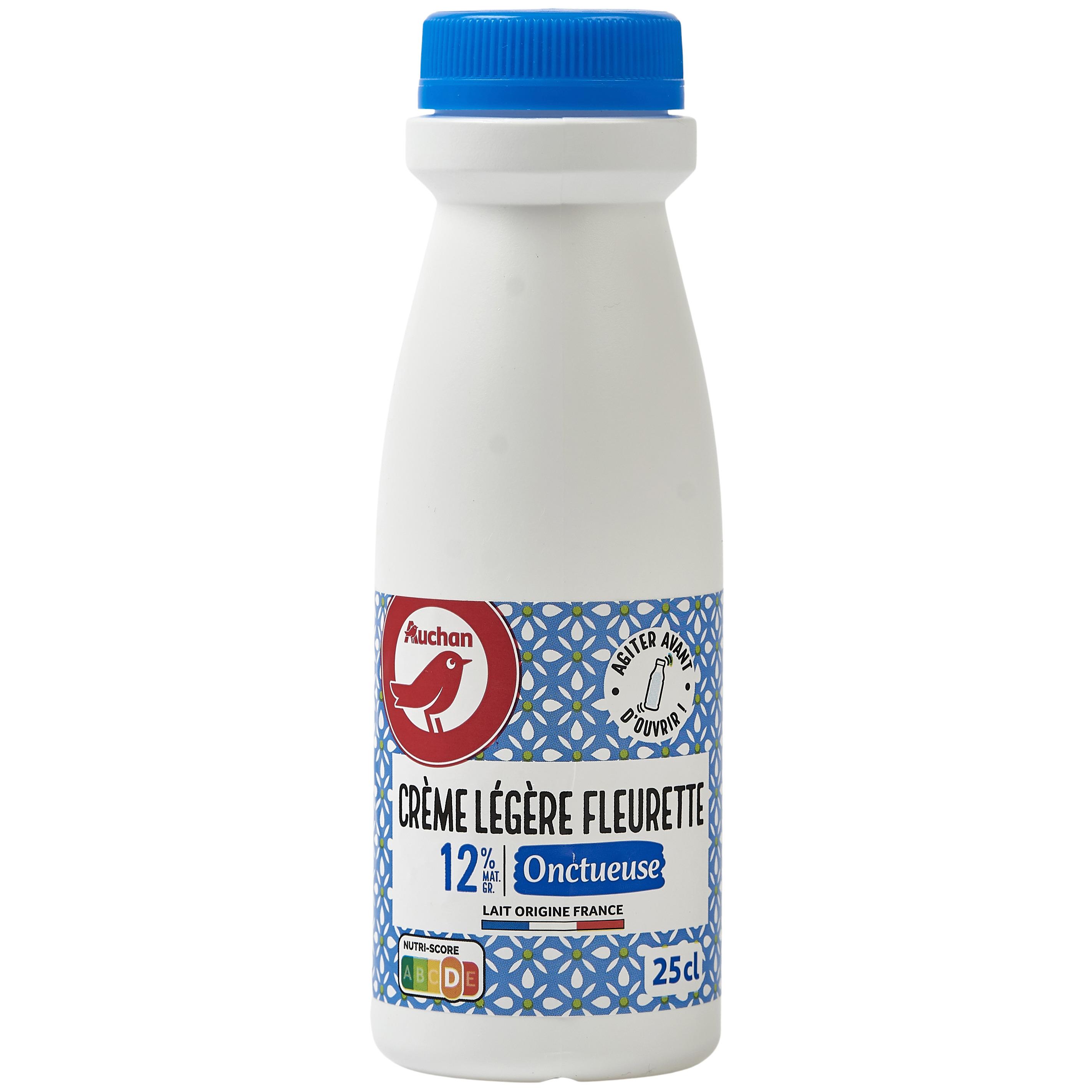 BRIDELICE Crème fluide légère 12%MG UHT 3x20cl pas cher 