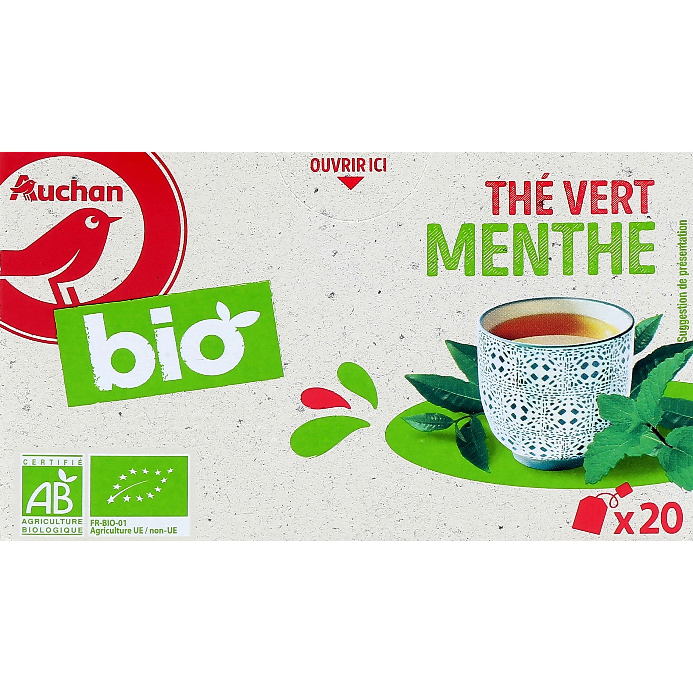 Thé vert à la menthe BIO