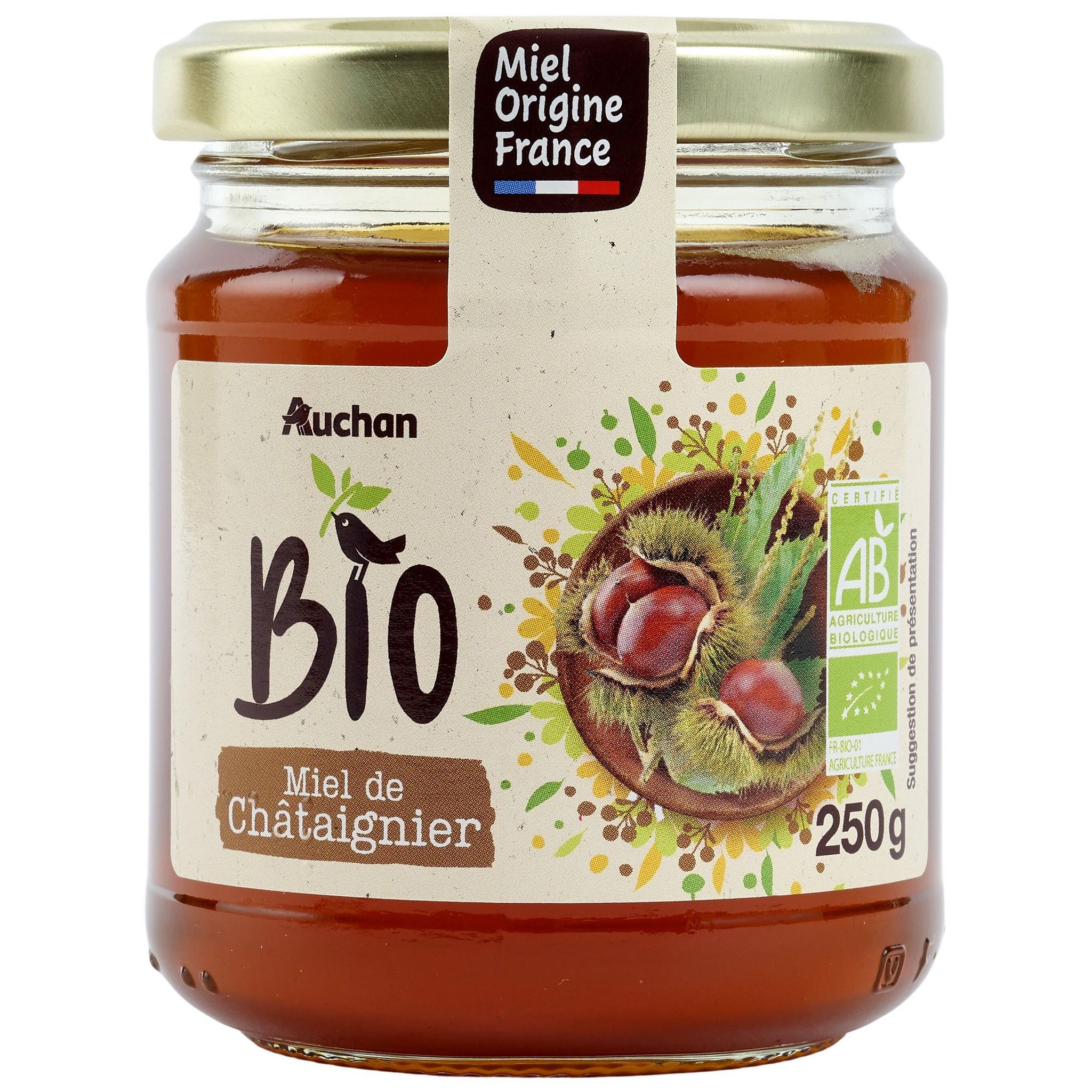 Miel Chataignier France 250G Bio 