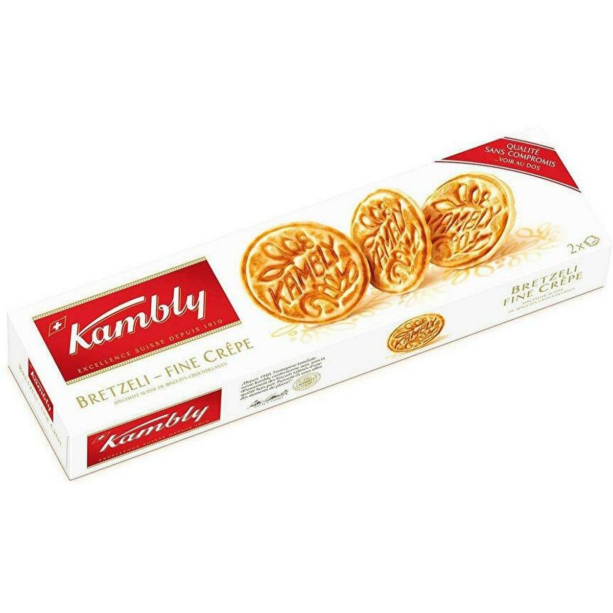 KAMBLY Fine crêpe biscuits croustillants 98g