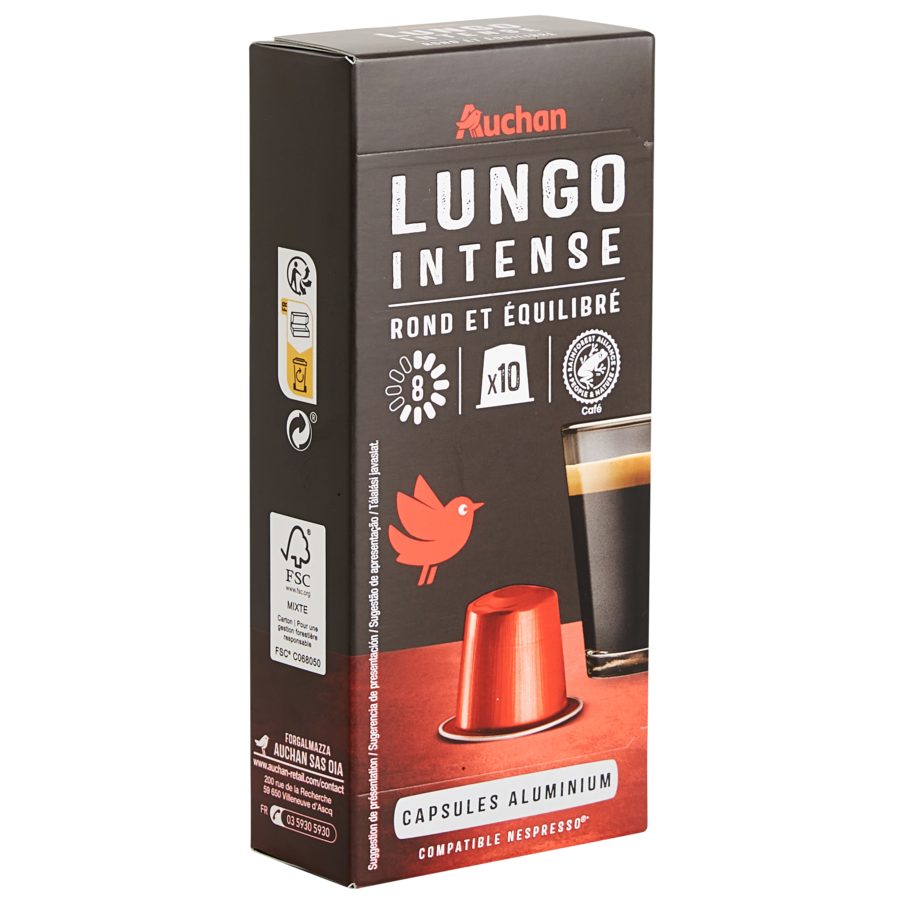 CAFE ROYAL Capsules de café lungo compatibles Nespresso 18 capsules 95g pas  cher 