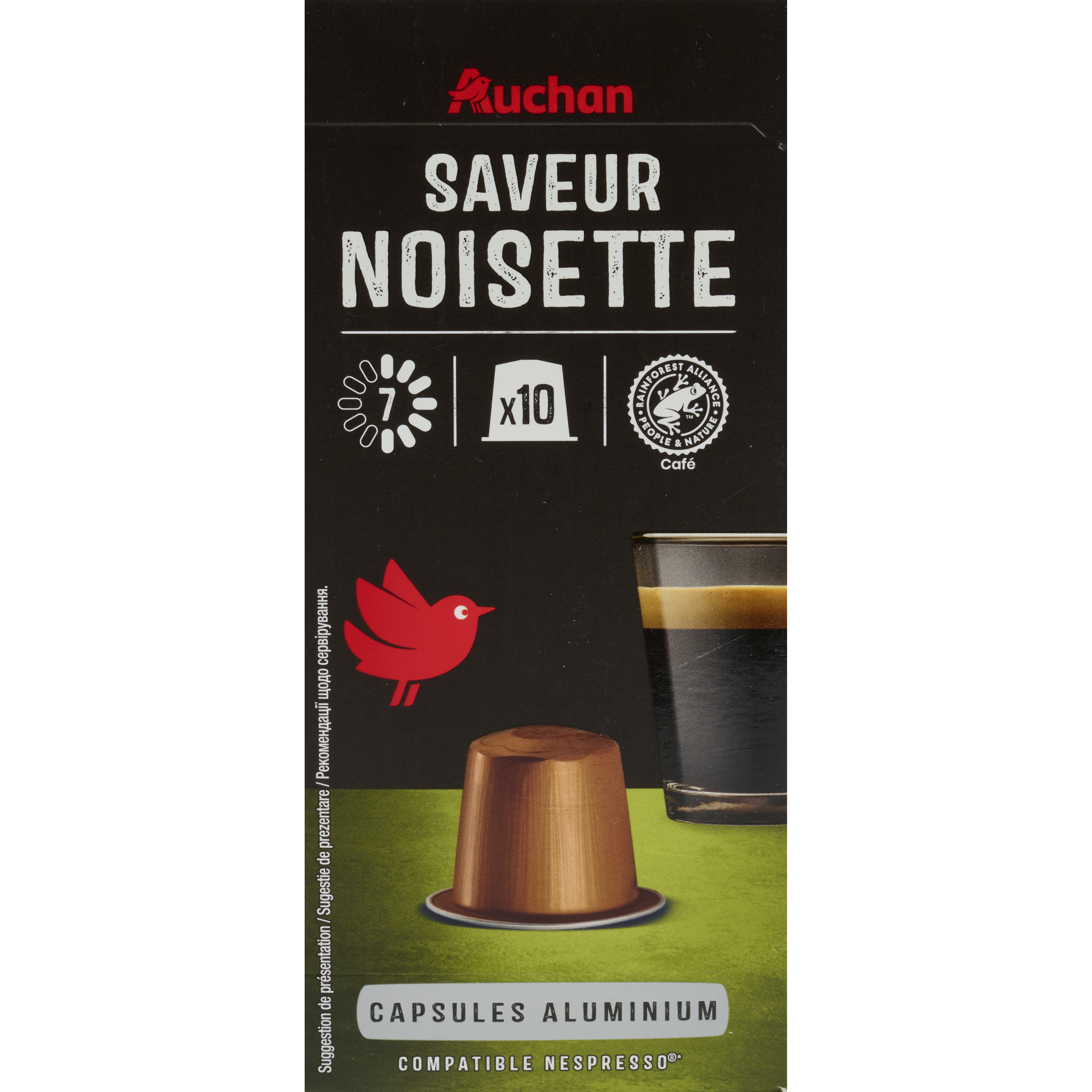 10 CAPSULES NOISETTE 52G CAFE ROYAL(COM NESPRESSO)