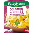 FLEURY MICHON Colombo de poulet et riz long 1 portion 300g