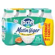 LACTEL Matin léger Lait écrémé sans lactose 0% MG 8x1l