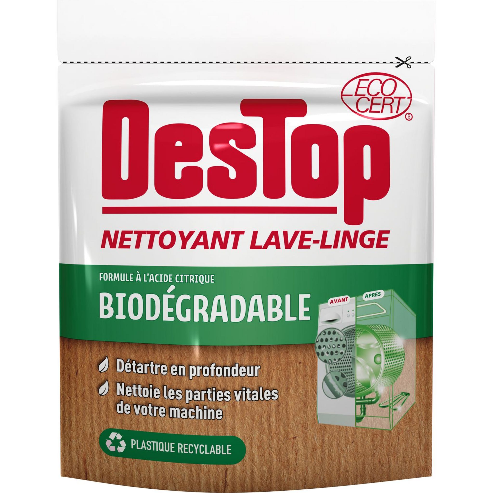 AUCHAN Nettoyant lave-linge 250ml pas cher 