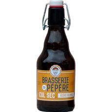 BRASSERIE DU PEPERE Bière blonde Cul sec 5,5% bouteille 33cl