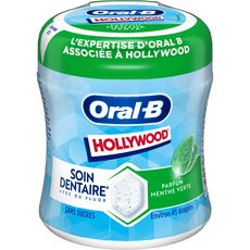 HOLLYWOOD Oral-B Box  chewing gum menthe verte sans sucre environ 45 dragées 76,5g