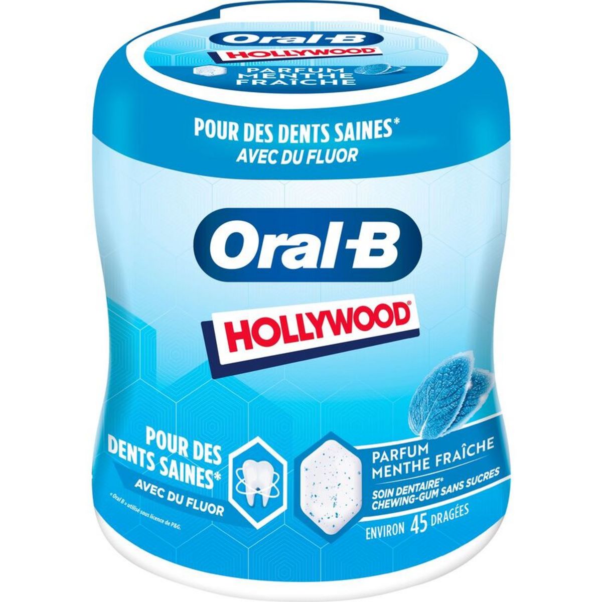 Grossiste Soin Dentaire Chewing-gum Sans Sucre; 76;5g - ORAL B