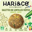 HARI&CO Galettes de lentilles vertes courgettes menthe bio 2 portions 170g