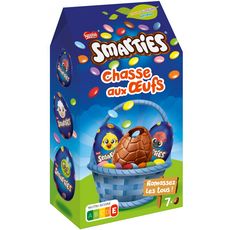 SMARTIES Chasse aux Œufs aux bonbons chocolatés   7 œufs 122g
