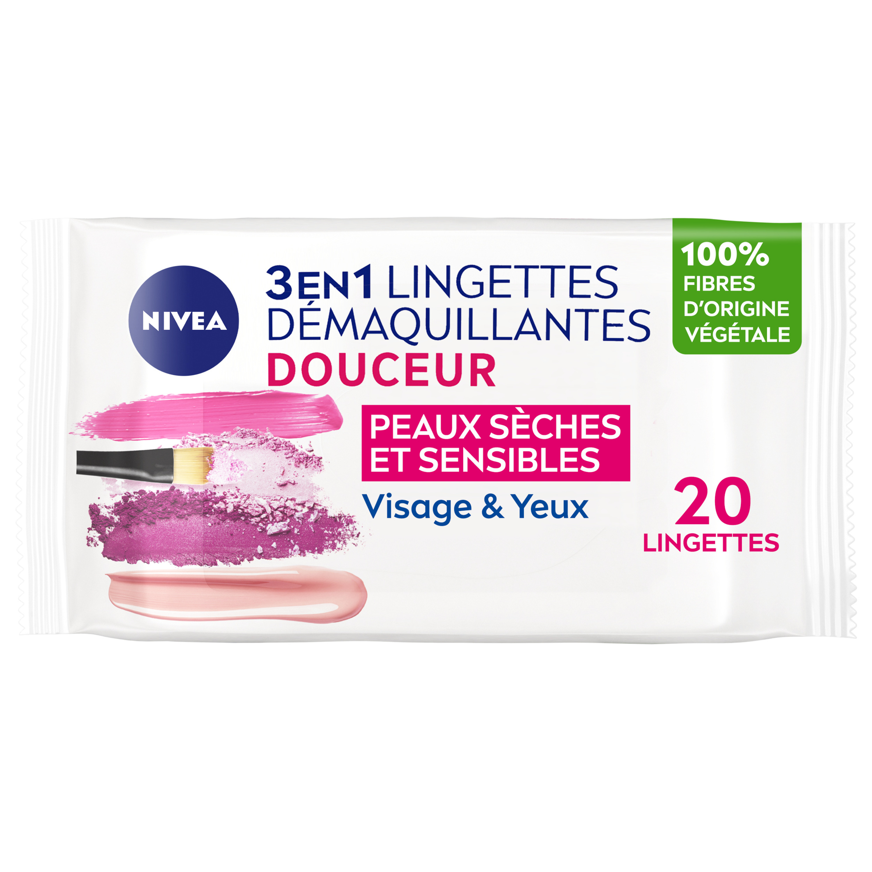 Lingettes Démaquillantes Peaux Sèches