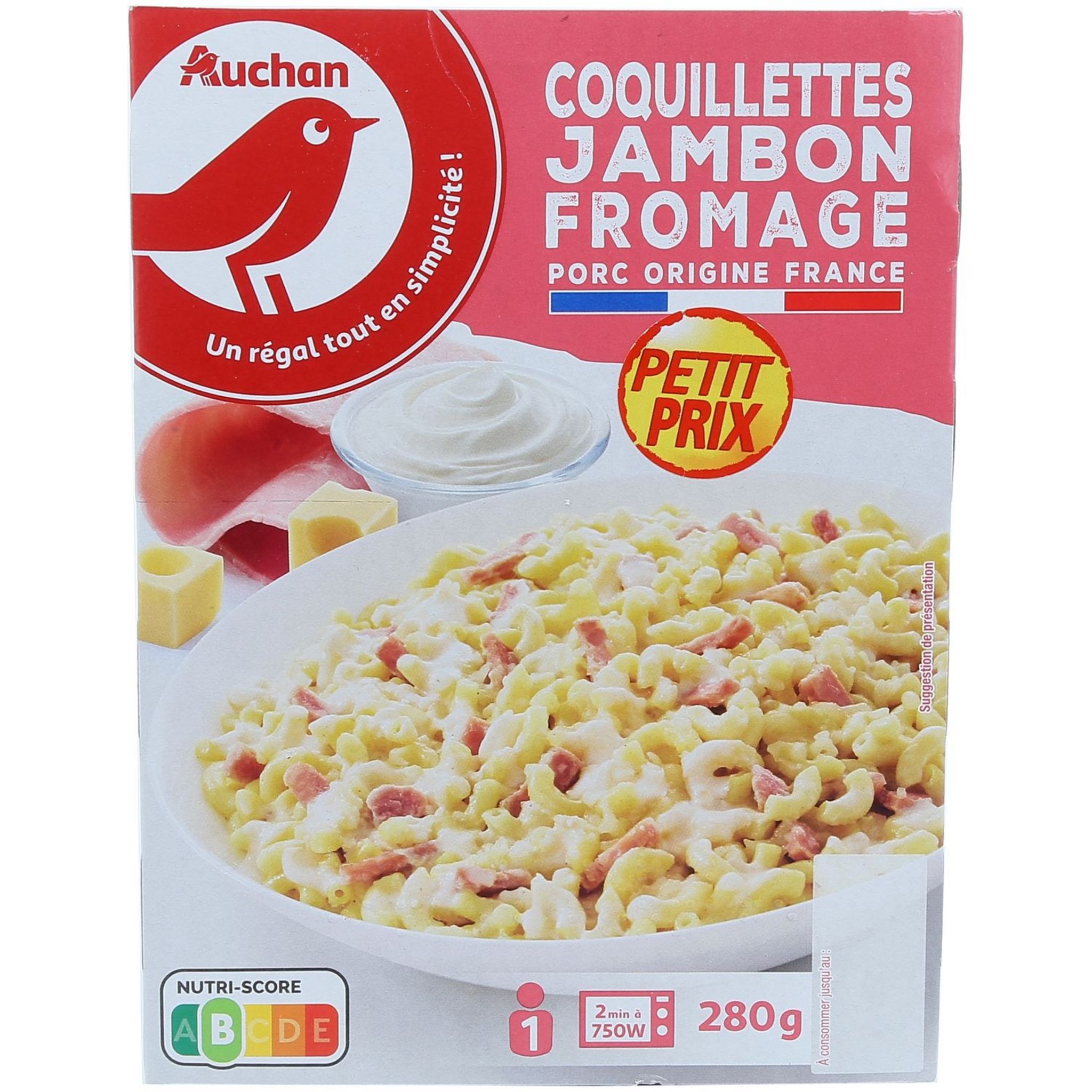 Coquillettes jambon fromage - recette facile