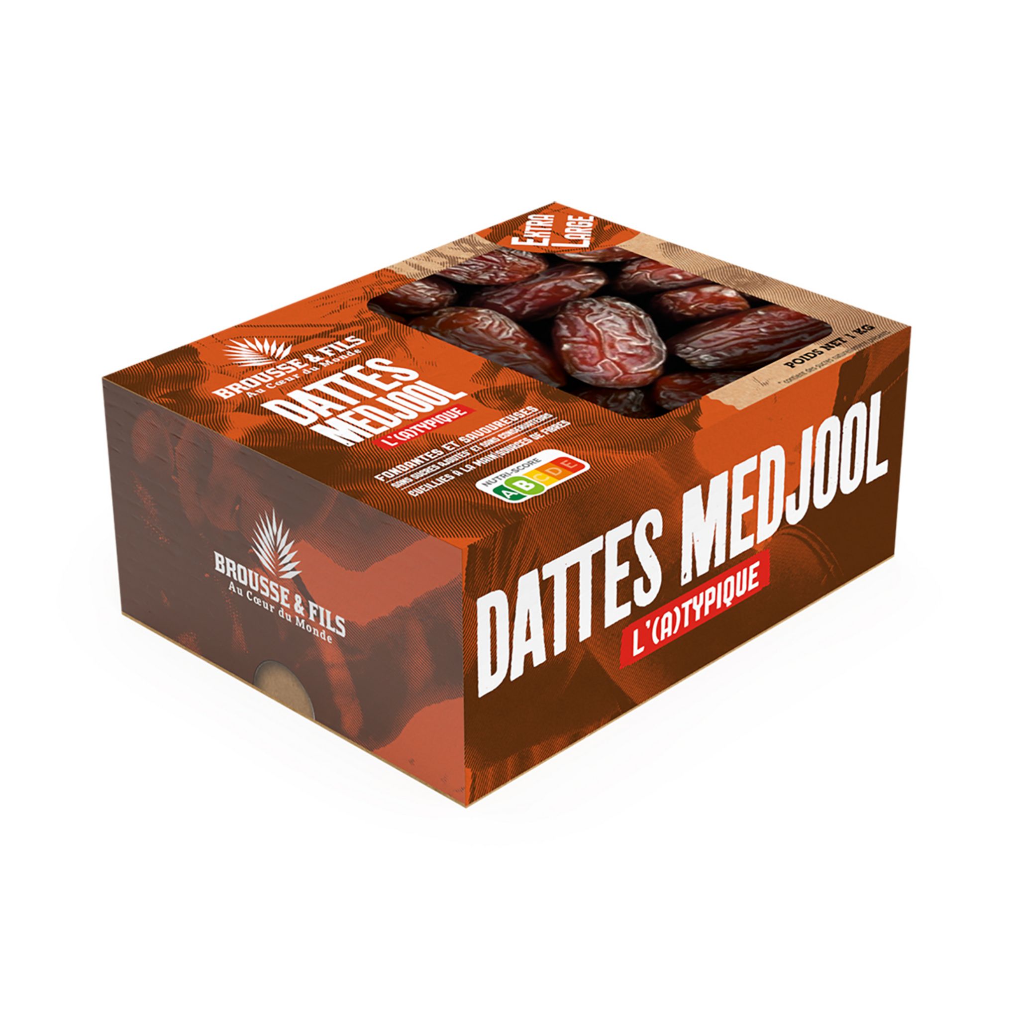 Dattes dénoyautées, boîte 5 KG