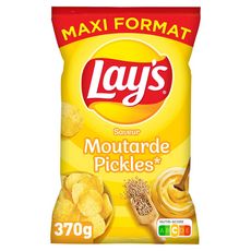 LAY'S Chips saveur moutarde Pickles maxi format 370g