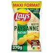 LAY'S Chips ondulées recette paysanne nature maxi format 370g