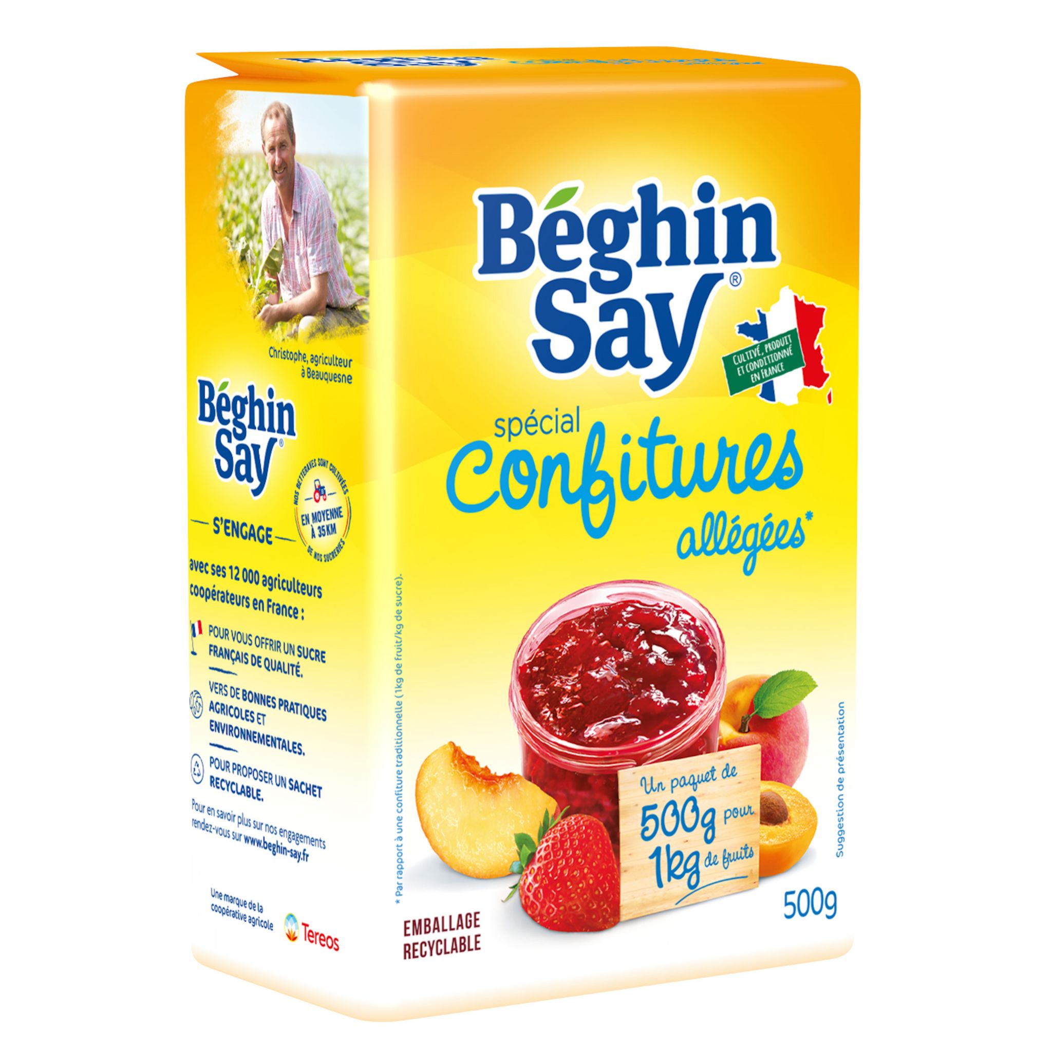 Sucre spécial confitures BEGHIN SAY : le paquet d'1Kg à Prix Carrefour