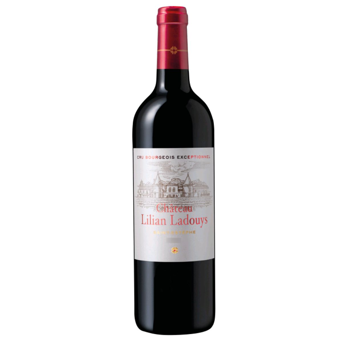 Vin rouge AOP Saint-Estèphe Château Lilian Ladouys cru bourgeois exceptionnel 2019 75cl