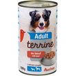 AUCHAN Boîte terrine au boeuf pour chien adulte 1,2kg