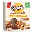 GRANY Envie de Nuts barres de céréales enrobées de chocolat amandes et cacahuètes 3 pièces 120g