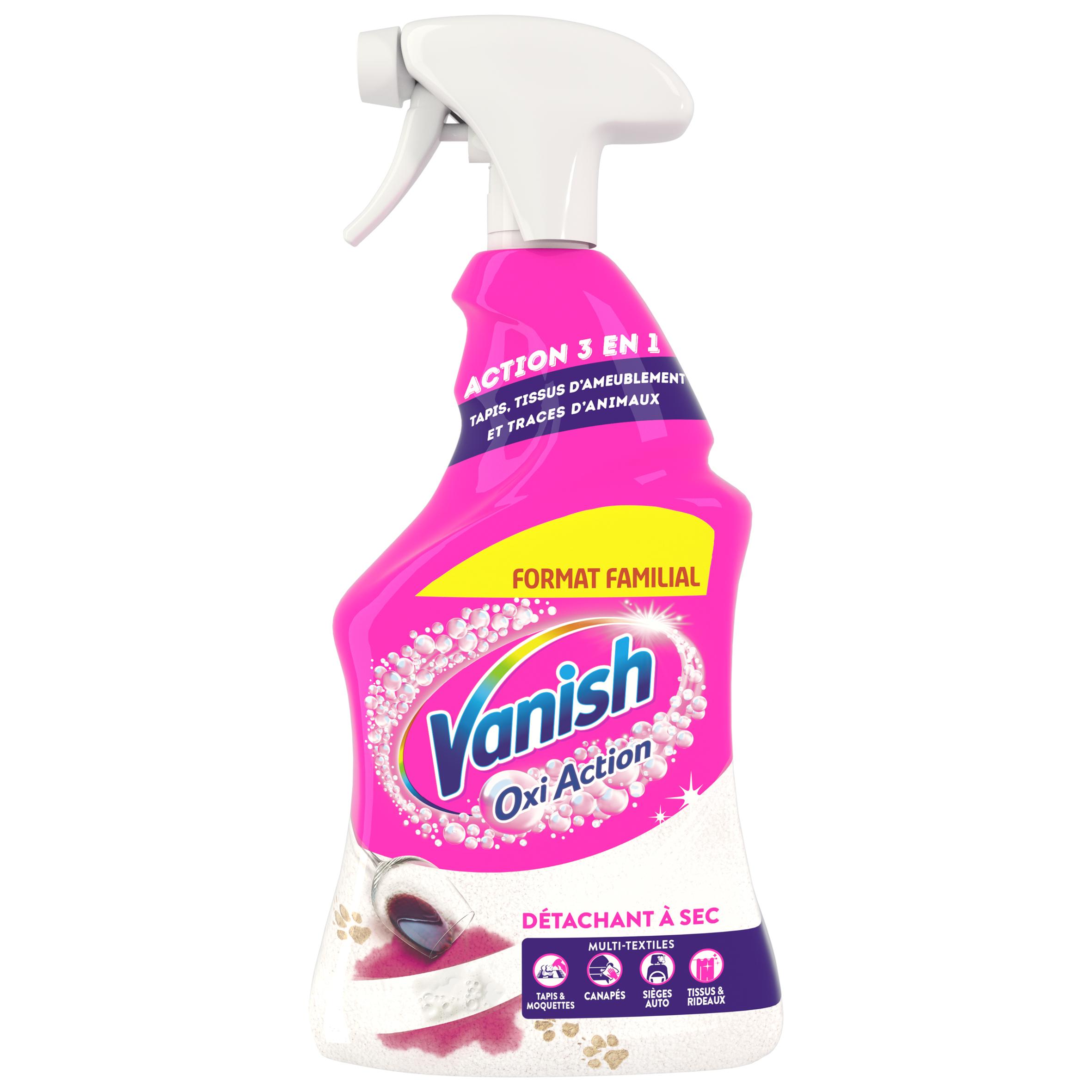 VANISH Oxi Action Détachant spray à sec multi-textiles 500ml +