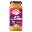 PATAK'S Sauce curry indienne coco cacahuètes et cardamome 4 parts 450g