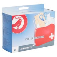 AUCHAN kit 1er secours 54 produits 1 kit pas cher 