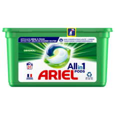 ARIEL Pods capsules de lessive tout en 1 31 lavages 31 capsules