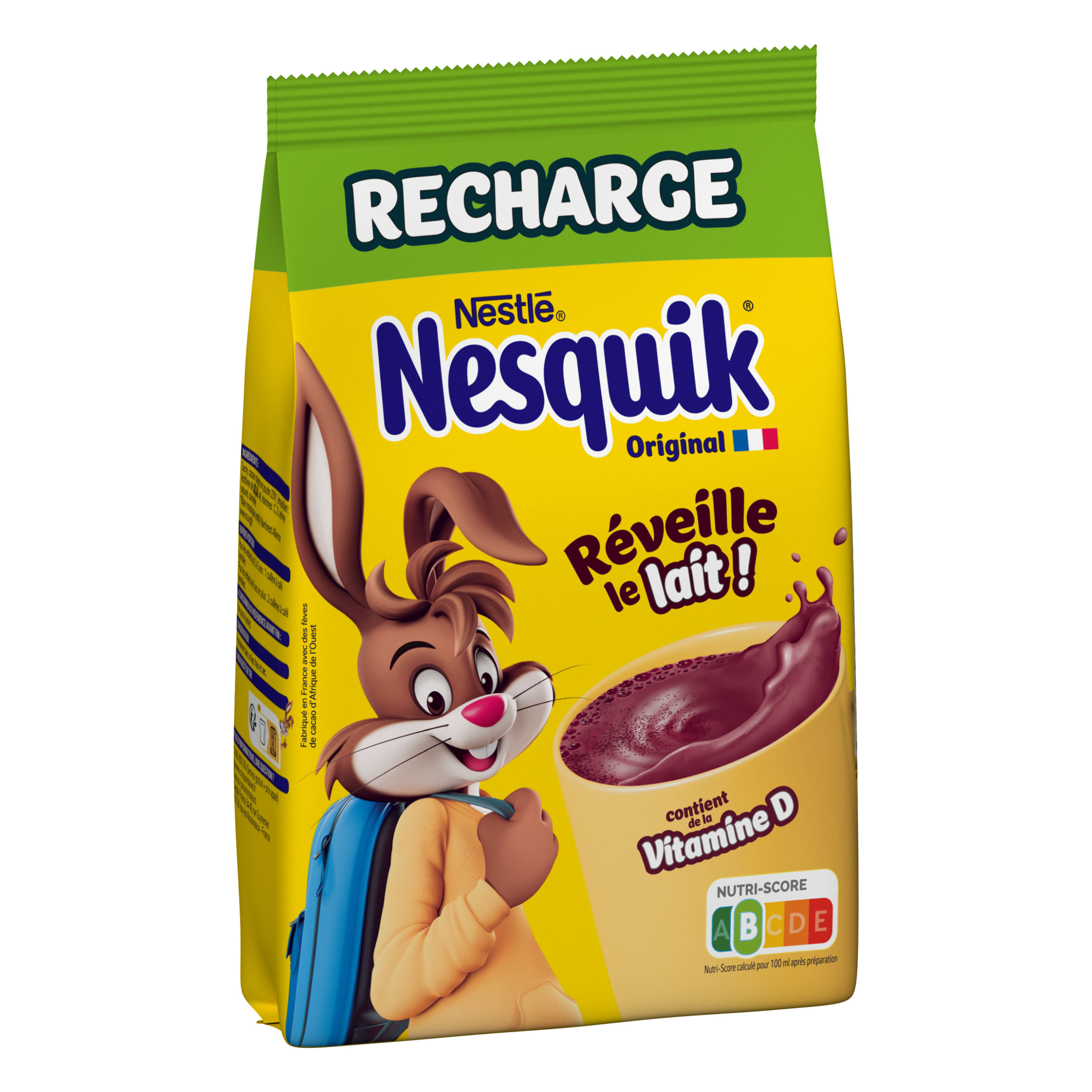 NESQUIK Chocolat en poudre sans arôme artificiel 1kg pas cher 