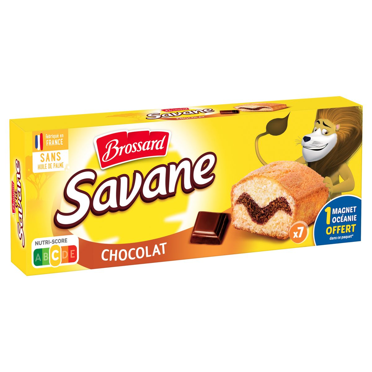 Brossard Gâteaux Chocolat Savane x7 (lot de 2) - DISCOUNT