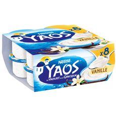 YAOS Yaourt à la Grecque saveur vanille 8x125g