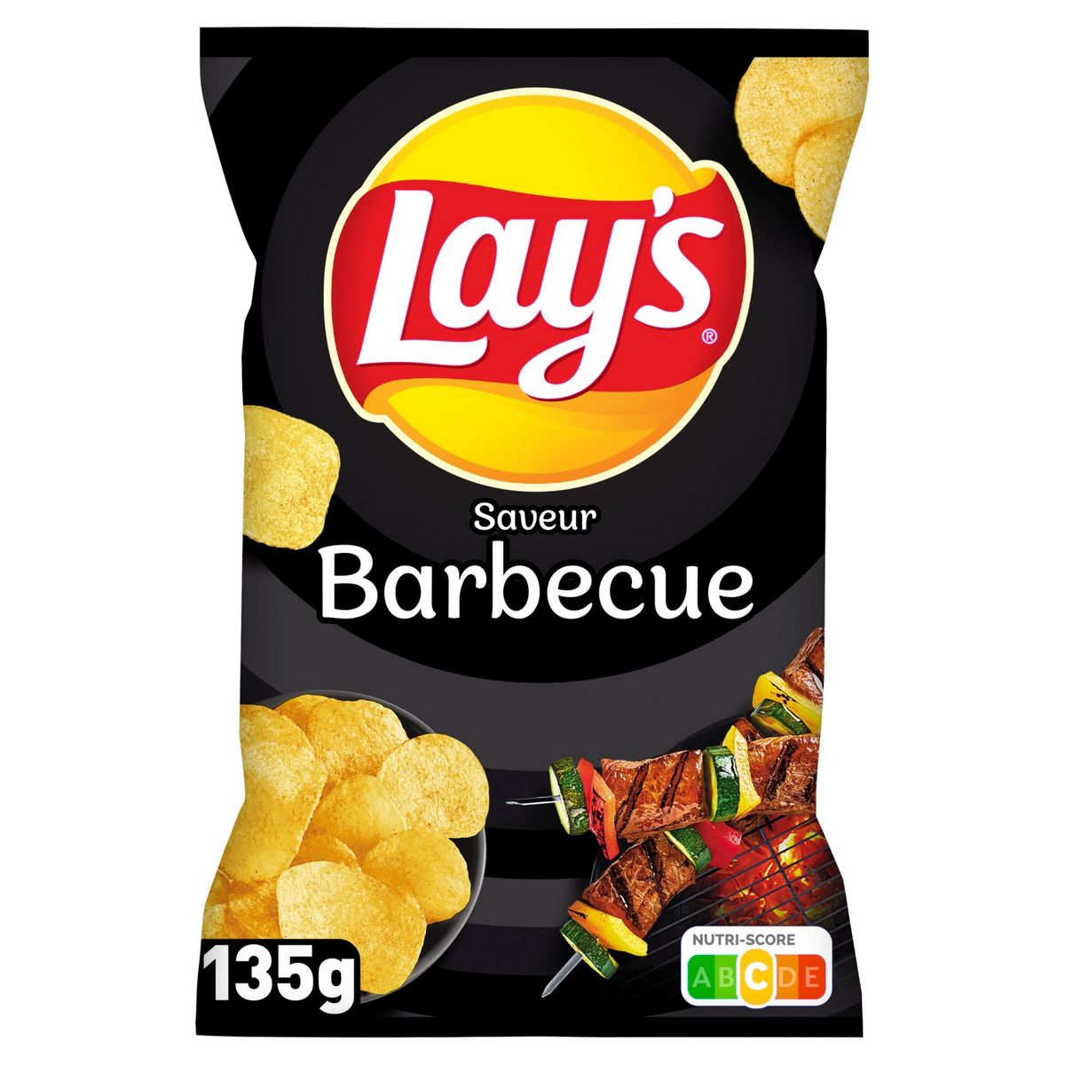 LAY'S Chips saveur barbecue 135g pas cher - Auchan.fr