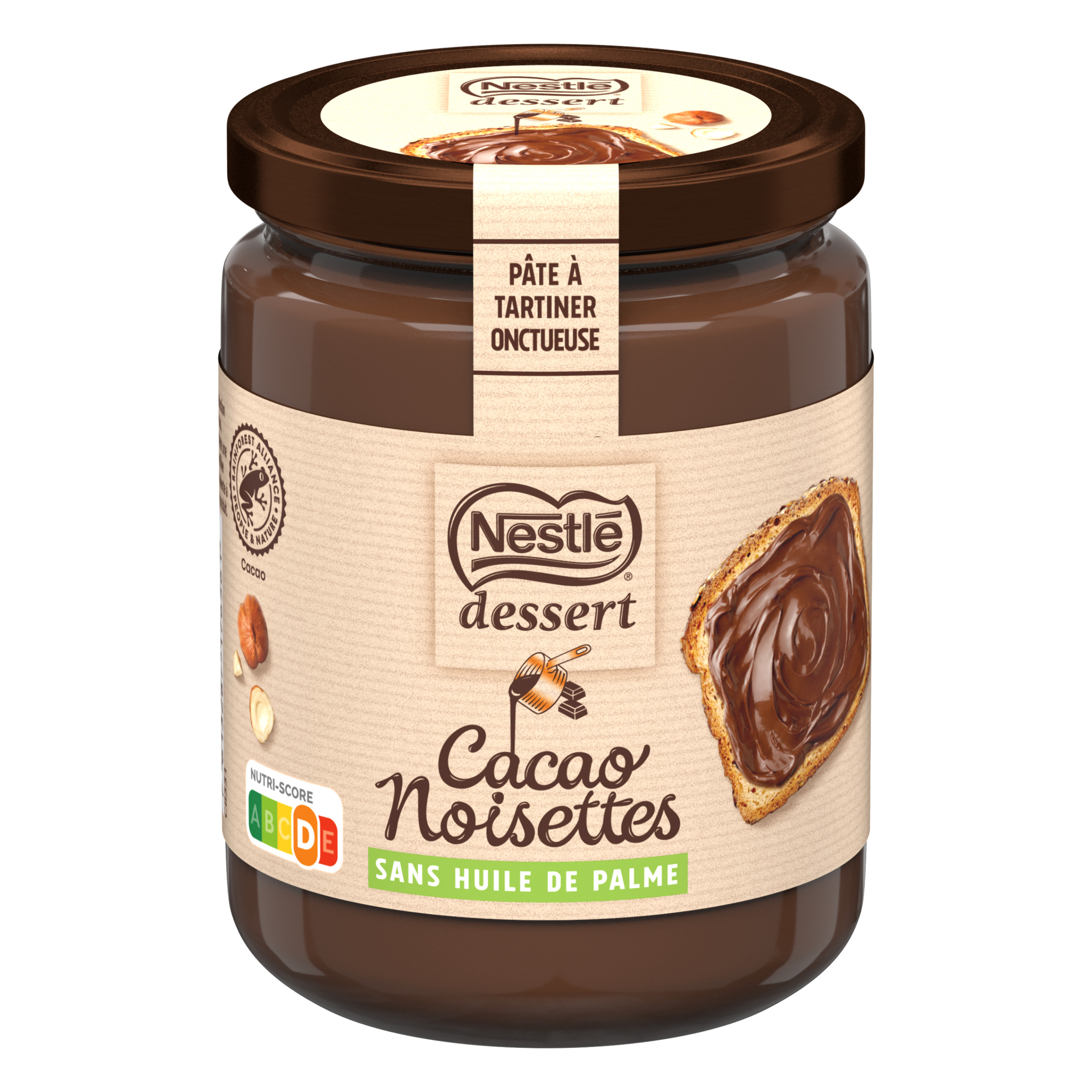 NESTLE DESSERT Pâte à tartiner chocolat noisettes sans huile de palme 340g  pas cher 