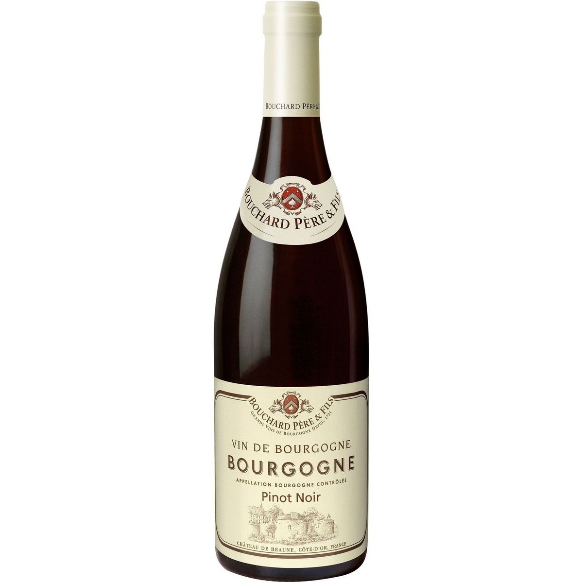 Vin rouge AOP Bourgogne pinot noir 75cl