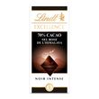 LINDT Excellence tablette de chocolat noir 70% au sel rose de l'Himalaya 100g