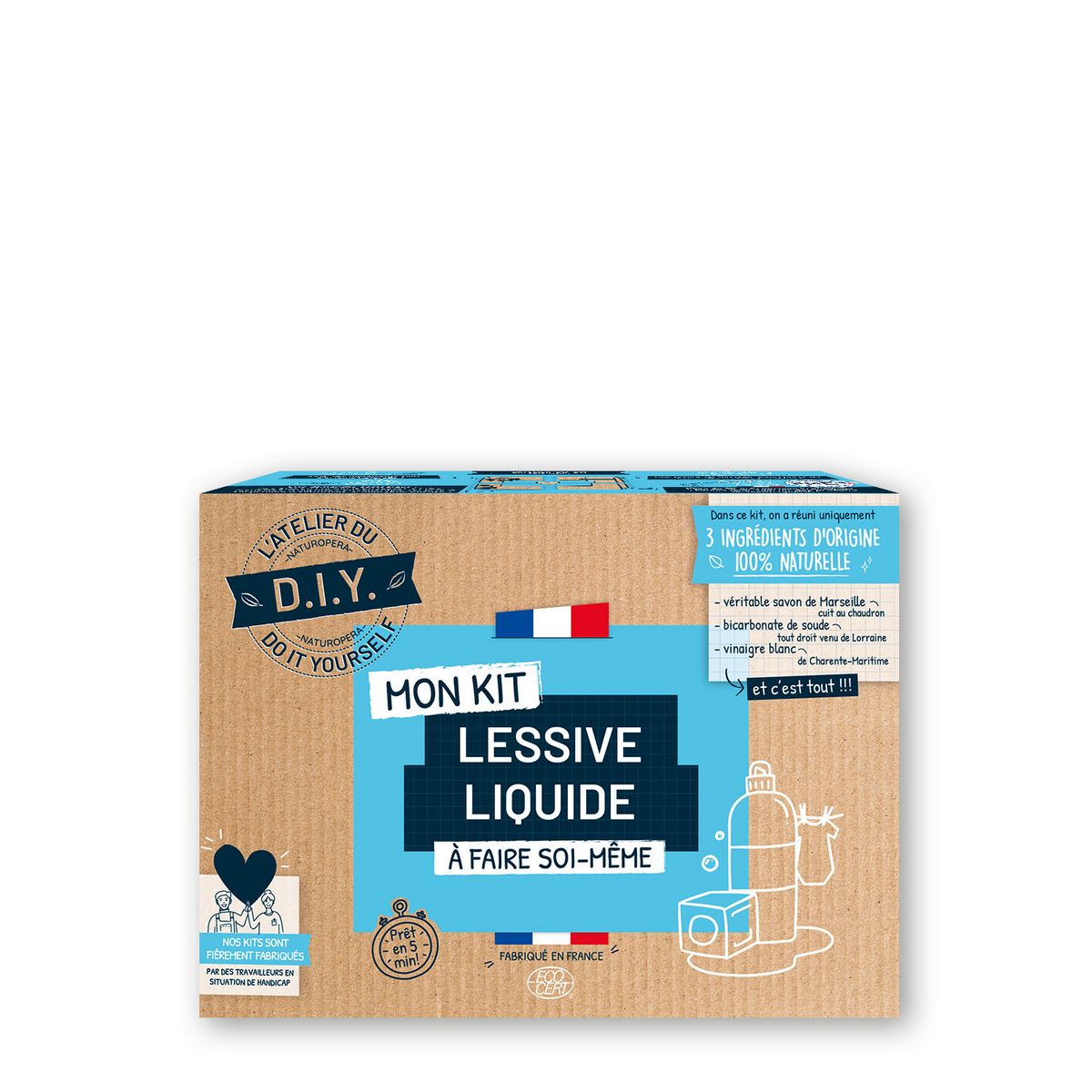 L'ATELIER DU D.I.Y Mon Kit lessive liquide à faire soi-même Pour