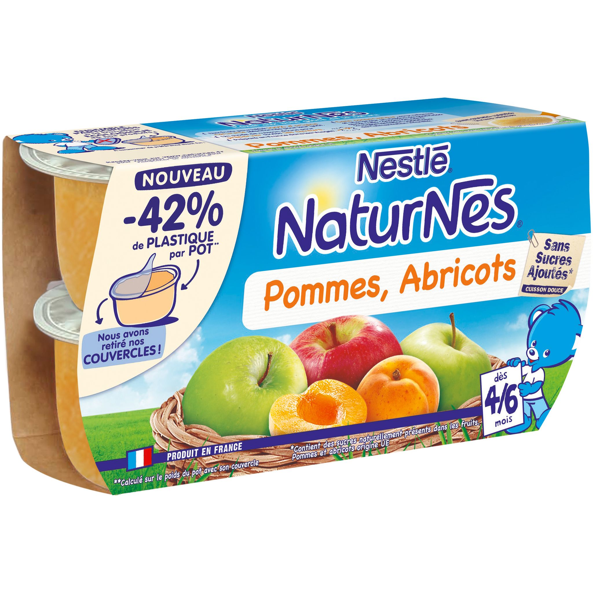 BLEDINA Petits Pots Bébé - Dès 4/6 mois - Pommes Bananes 4 pots de 130 g -  Achat / Vente compote dessert fruité BLEDINA Petits Pots Bébé - Dès 4/6 mois  - Pommes Bananes 4 pots de 130 g - Cdiscount Prêt-à-Porter