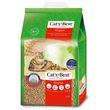 CAT'S BEST Litière végétale agglomérante à base de bois jetable aux toilettes pour chat 8.6kg