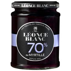 LEONCE BLANC Confitures de myrtilles 70% 320g