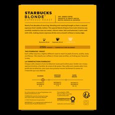STARBUCKS Capsules de café blonde espresso intensité 6 compatibles Nespresso 18 capsules 94g