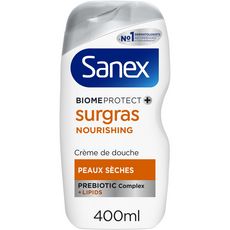SANEX Gel douche biome protect surgras nourrissant peaux sèches 450ml