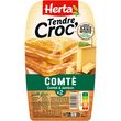 HERTA Tendre Croc' comté et jambon sans nitrite 2 pièces 200g