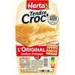 HERTA Tendre Croc' l'original jambon et fromage sans croûte sans nitrite 2 pièces 200g