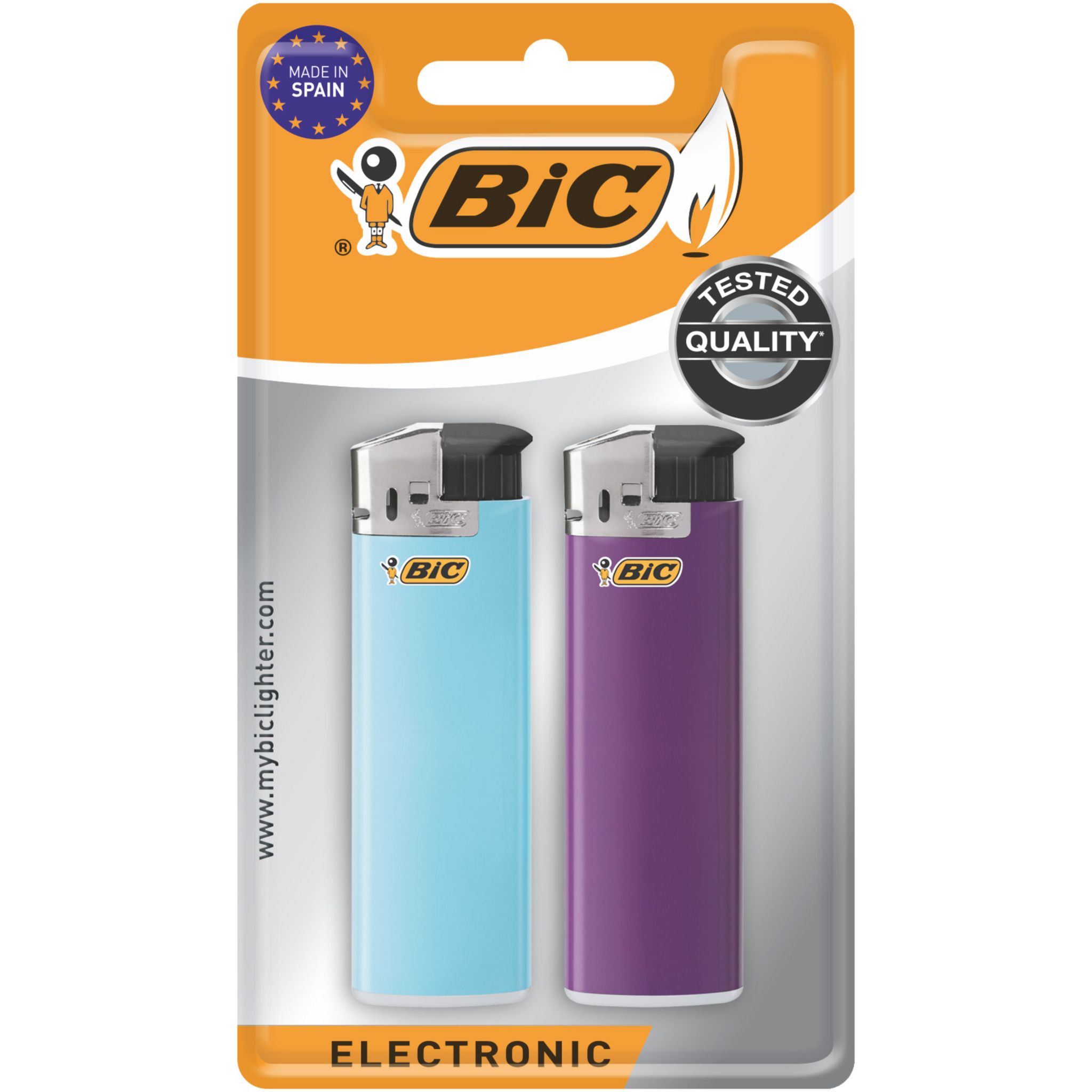 Briquet BIC électrique personnalisé logo. Briquet BIC j38 publicitaire