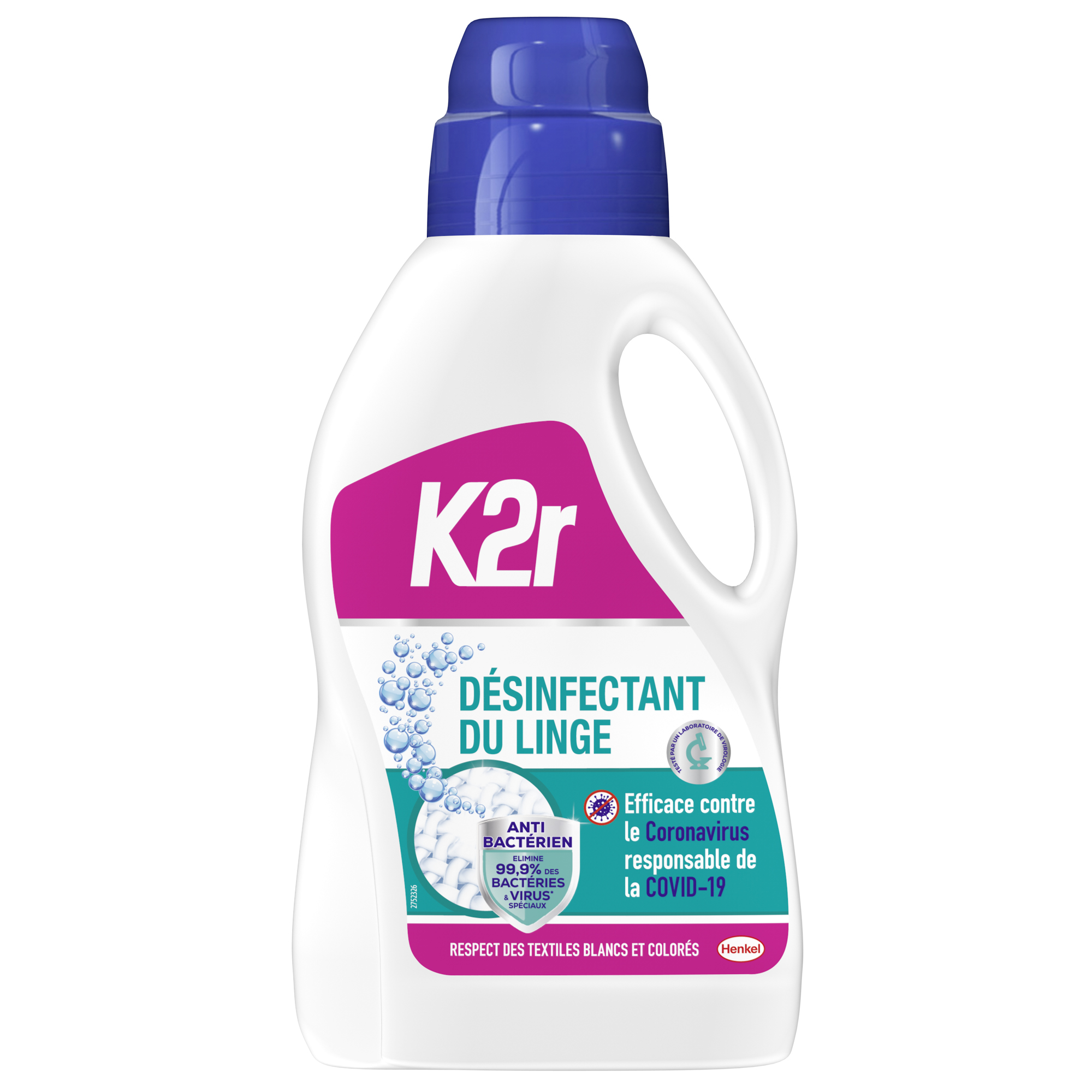 K2R Détachant désinfectant du linge liquide 1l pas cher 