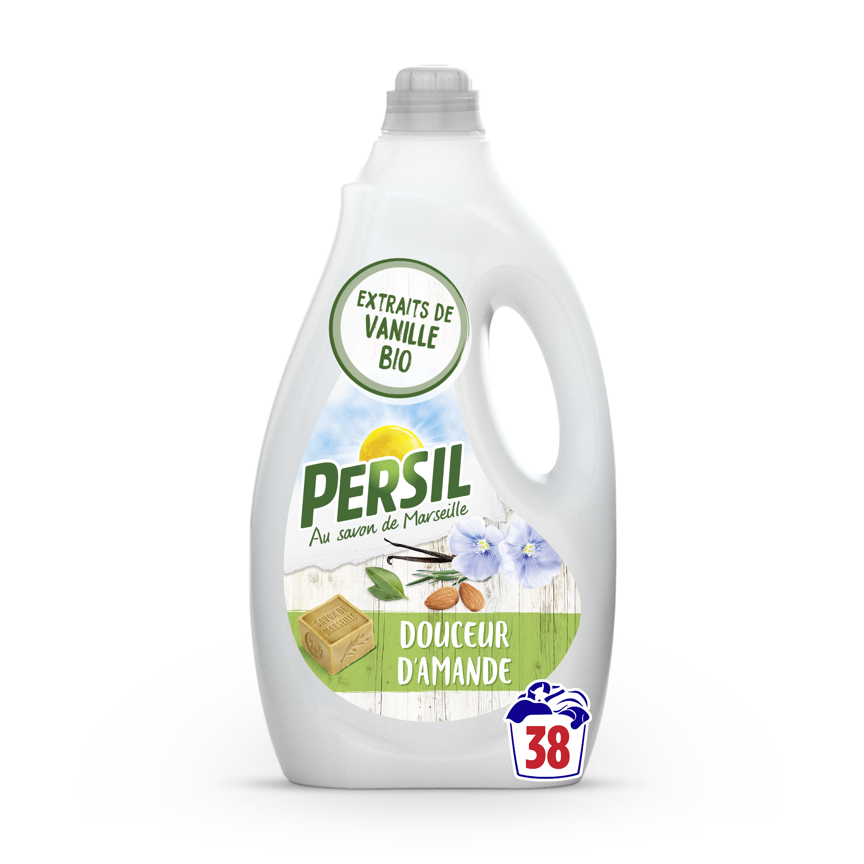 Lessive Liquide Bébé Abricot Bio PERSAVON : le bidon 2,2L à Prix