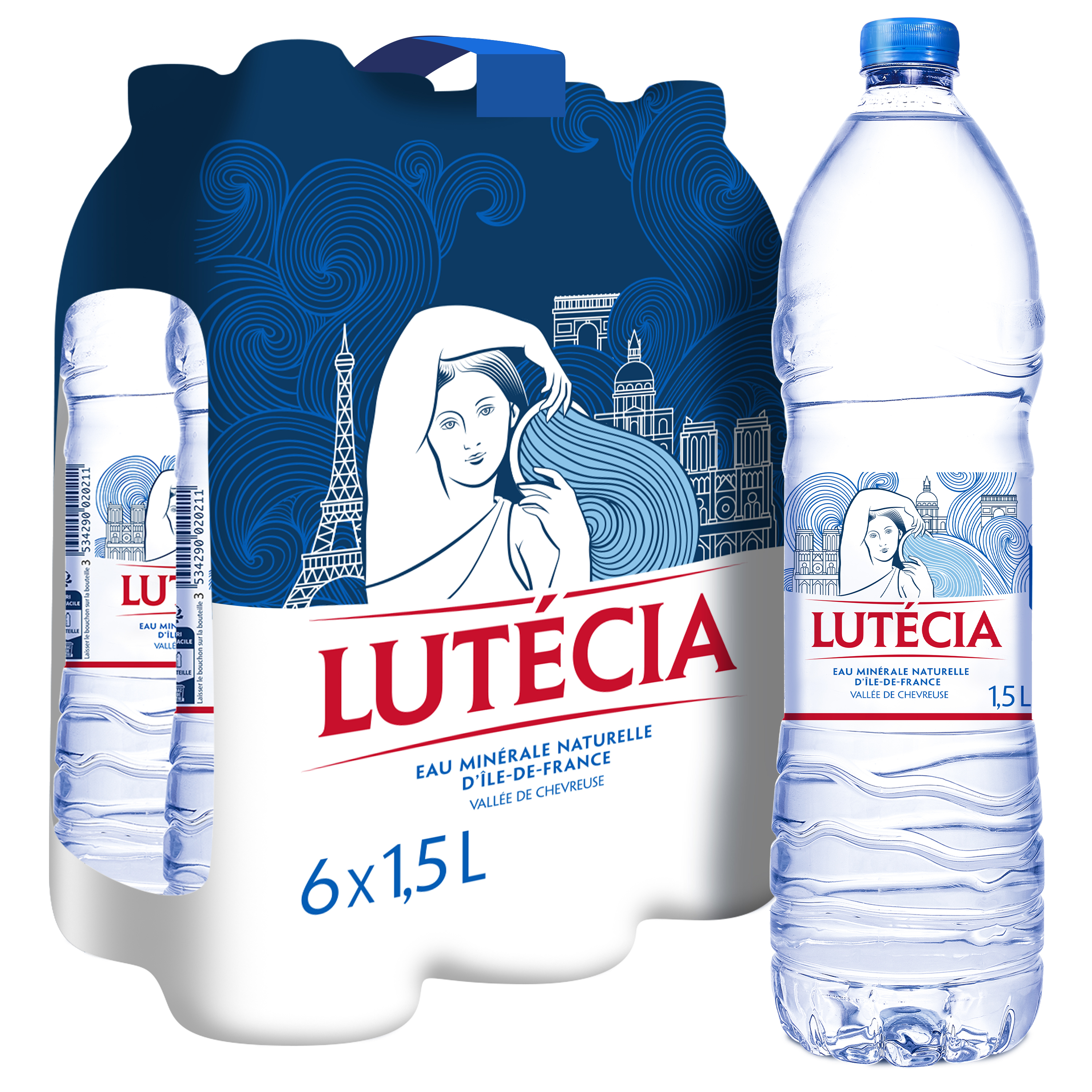 Livraison à domicile Volvic Eau minérale naturelle, 6x1L