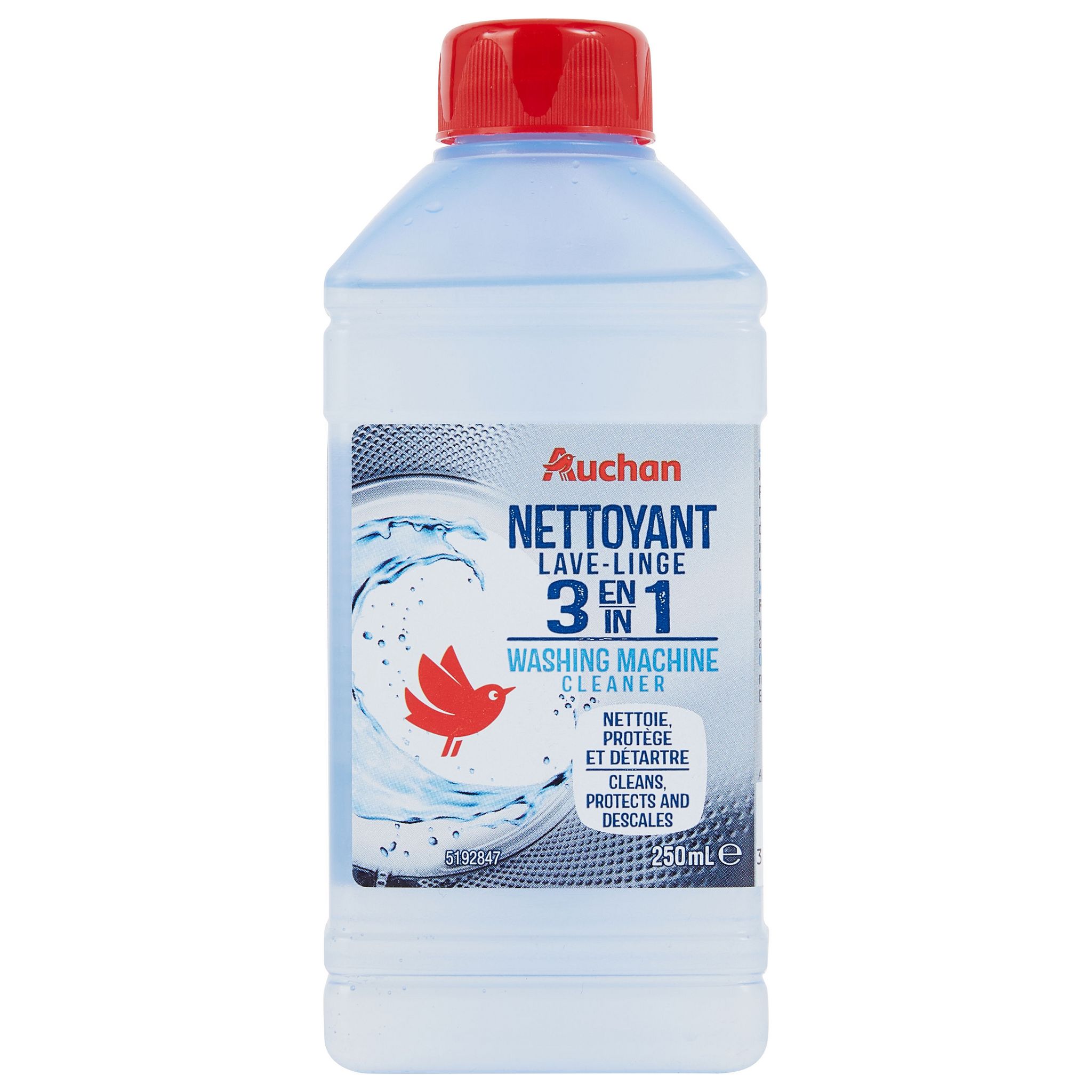 AUCHAN Nettoyant liquide lave-linge 250ml pas cher 