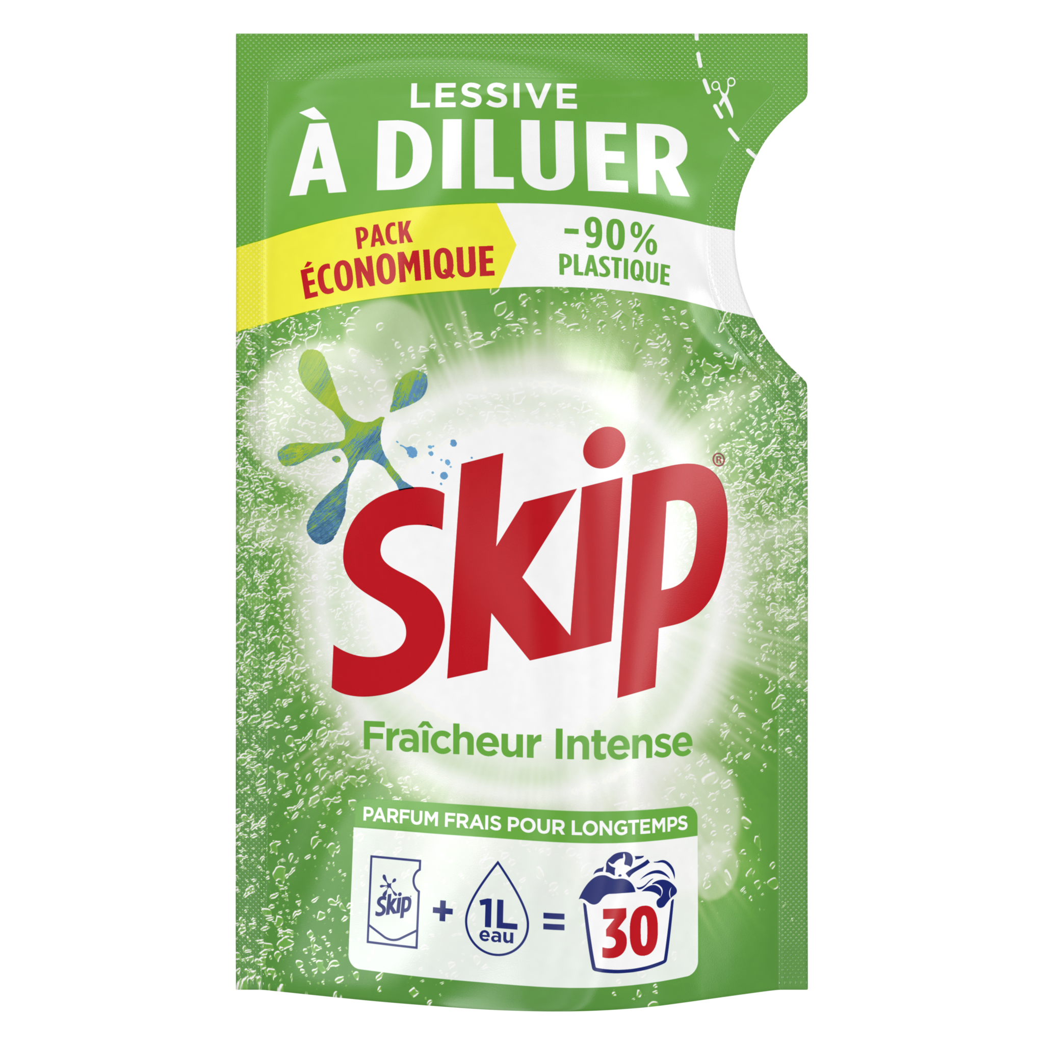 Skip Lessive Liquide à Diluer Active Clean 500ml - 30 Lavages - 500 ml