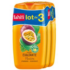 TAHITI Douche exaltante gel douche au monoï de Tahiti et fruits de la passion 3x250ml